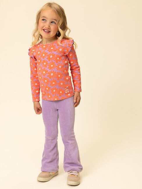 Lila LOOXS Little Flared broek 2601-7606-610 - large