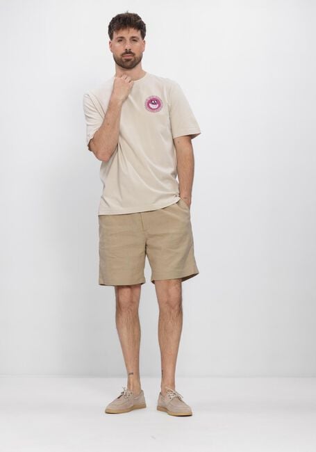 BARBOUR T-shirt WESTBURY RELAXED GRAPHIC en beige - large