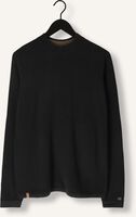 CAST IRON Pull MOCK NECK COTTON MODAL MOCKNECK en noir CAST IRON Pull MOCK NECK COTTON MODAL MOCKNECK en noir - medium