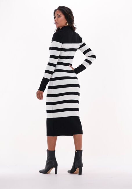 JOSH V Robe midi FELINE en noir - large