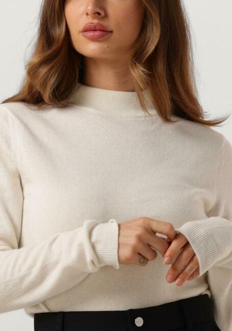 VANILIA Col roulé SHEER CASHMERE ROLLNECK Écru - large