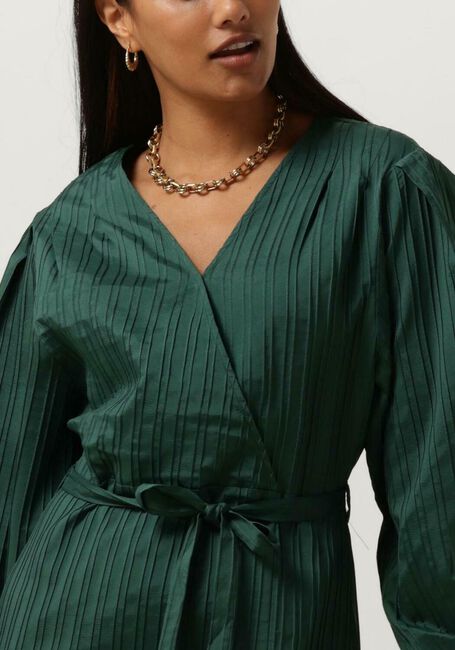 ANOTHER LABEL Mini robe LOISA DRESS L/S Vert foncé - large