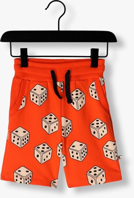 CARLIJNQ Pantalon courte DICE - BERMUDA en orange - large