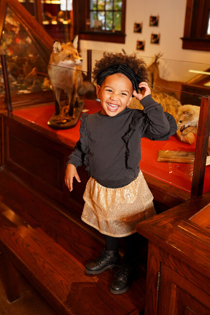 KOKO NOKO Mini-jupe O56935 en or rose - large