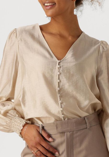 Beige MSCH COPENHAGEN  MSCHIBINA ROMINA SHIRT - large