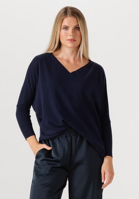 RESORT FINEST Pull V-NECK CAPE SWEATER Bleu foncé - large