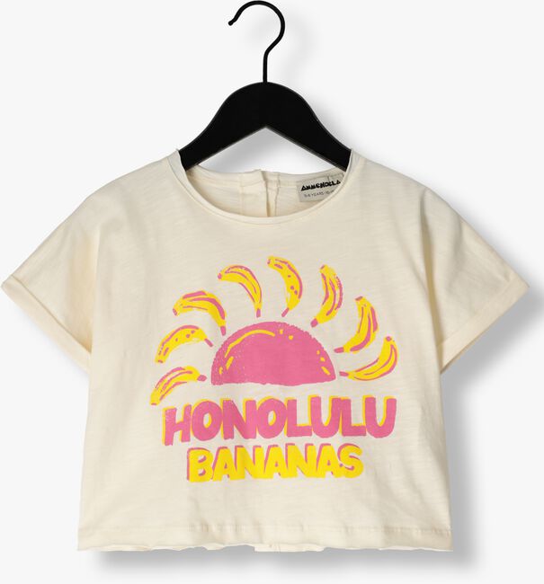 AMMEHOELA T-shirt AM-HIPPIE-09 Écru - large