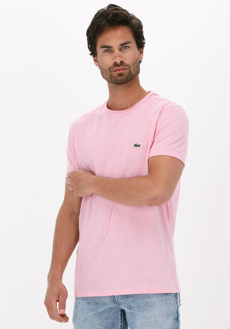 LACOSTE T-shirt 1HT1 MEN'S TEE-SHIRT 1121 en rose - large
