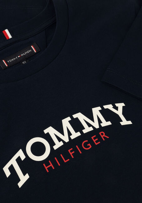 TOMMY HILFIGER T-shirt MONOGRAM GRAPHIC T-SHIRT Bleu fonc&eacute; - large