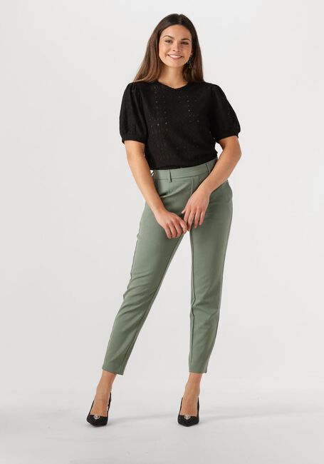 Zwarte OBJECT T-shirt OBJLAILA S/S RE TOP - large