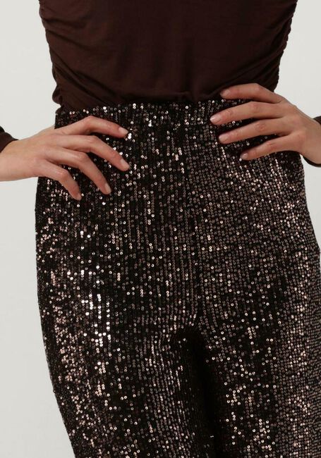 NOTRE-V Pantalon large X FLORINE en marron - large