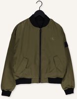 Olijf CALVIN KLEIN Jack REVERSIBLE BOMBER JACKET Olijf CALVIN KLEIN Jack REVERSIBLE BOMBER JACKET - medium
