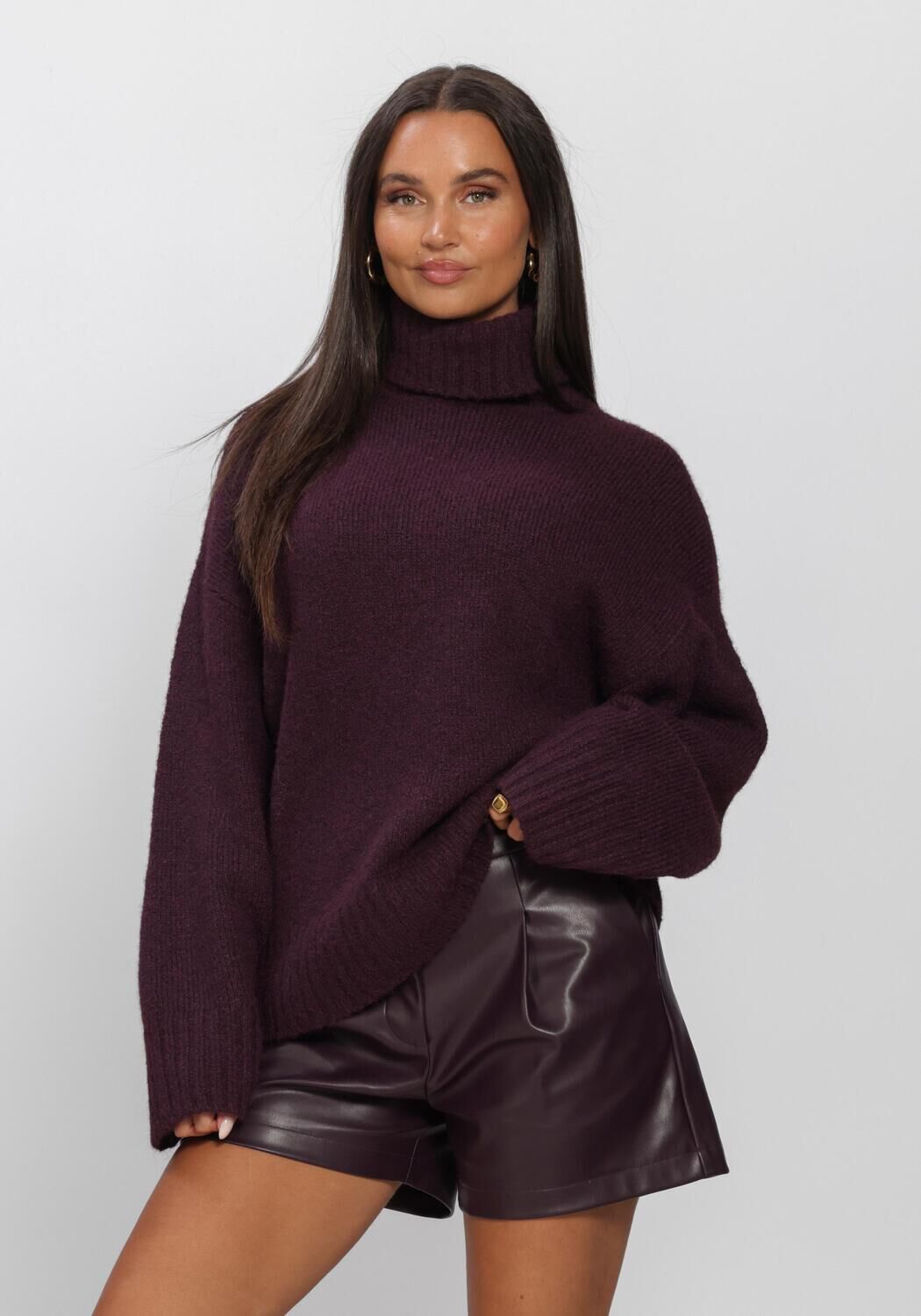 EDITED Pull LAHELA JUMPER Bordeaux - large
