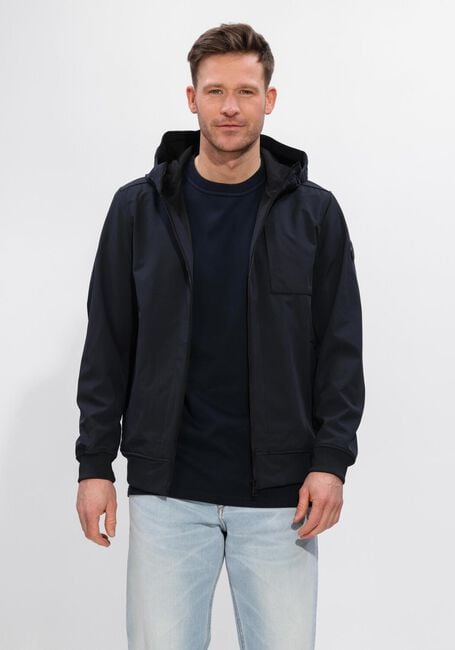 AIRFORCE Jack SOFTSHELL JACKET CHESTPOCKET Bleu fonc&eacute; - large