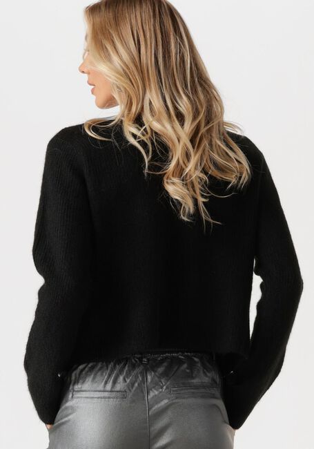 OBJECT Gilet OBJPARVI SATEEN BOW KNIT CARDIGAN en noir - large
