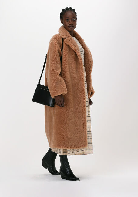 STAND STUDIO Manteau Teddy MARIA COAT TEDDY en camel - large