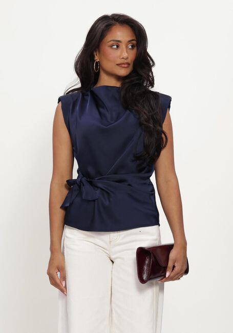 Donkerblauwe CO'COUTURE Top SAFIRACC PLEAT TOP - large