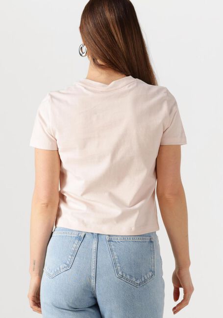 CALVIN KLEIN T-shirt PLACED INSTITUTIONAL BABY TEE Rose clair - large