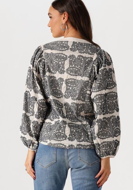 SUMMUM LONGSLEEVE BOUSE TILE EMBROIDERY Blouses Écru - large
