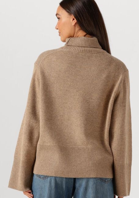 Beige SECOND FEMALE Coltrui ALPHA KNIT T-NECK - large