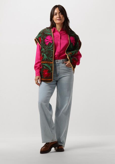 SISSEL EDELBO Gilet PRESTON VELVET SUZANI VEST en marron - large