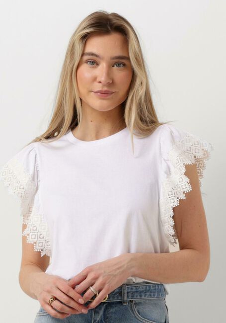 Witte TWINSET MILANO T-shirt KNITTED BLOUSE - large