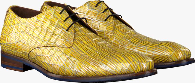 Gele FLORIS VAN BOMMEL Nette schoenen 14104 - large