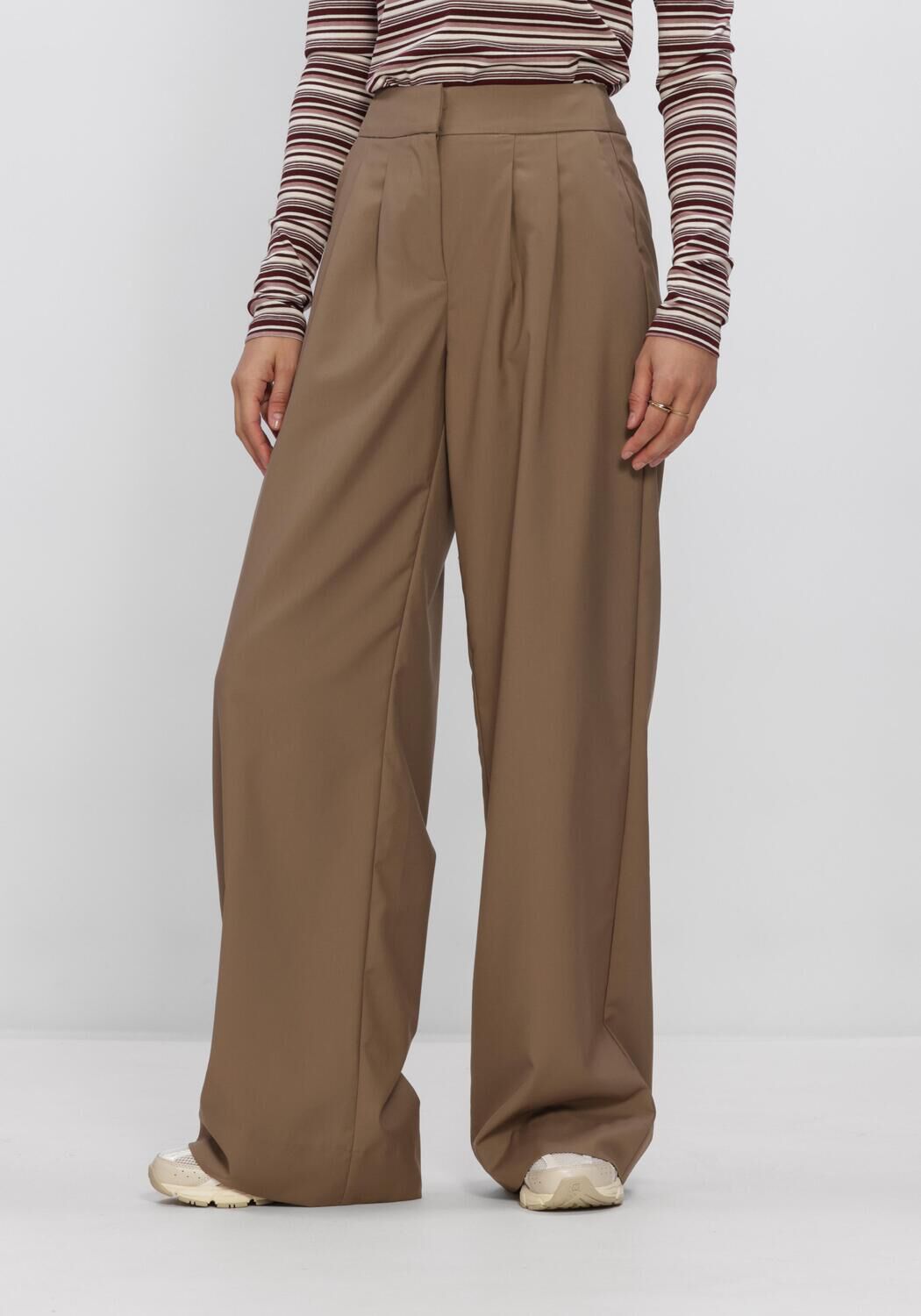HARPER & YVE Pantalon large SADIE-PA en marron - large