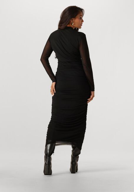Zwarte NOTRE-V Jurken NV-GILDA MESH JURK UNI - large