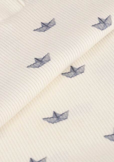 LIL' ATELIER Grenouillères NBMLAVO ENI SS SLIM BODY LIL en blanc - large