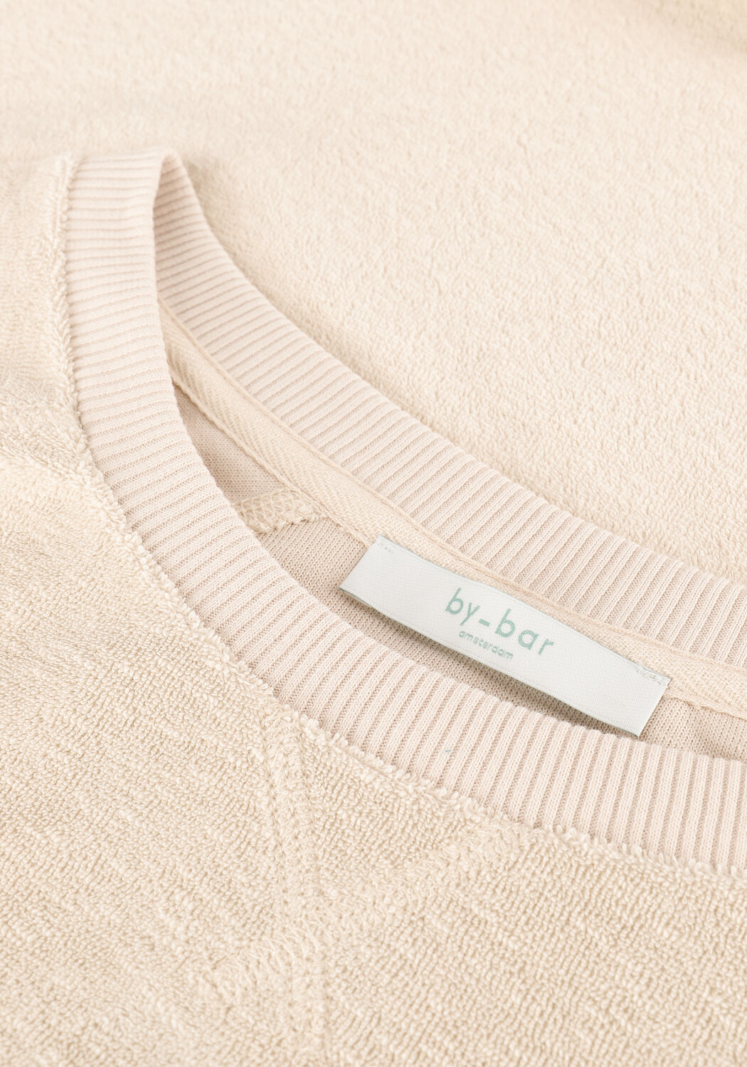 BY-BAR Haut NEVA SLUB TOP en beige - large