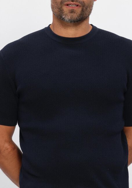 GENTILUOMO T-shirt ROUND NECK SS Bleu fonc&eacute; - large