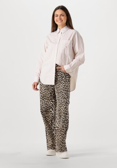 CALVIN KLEIN WOVEN LABEL RELAXED SHIRT Blouses Écru - large