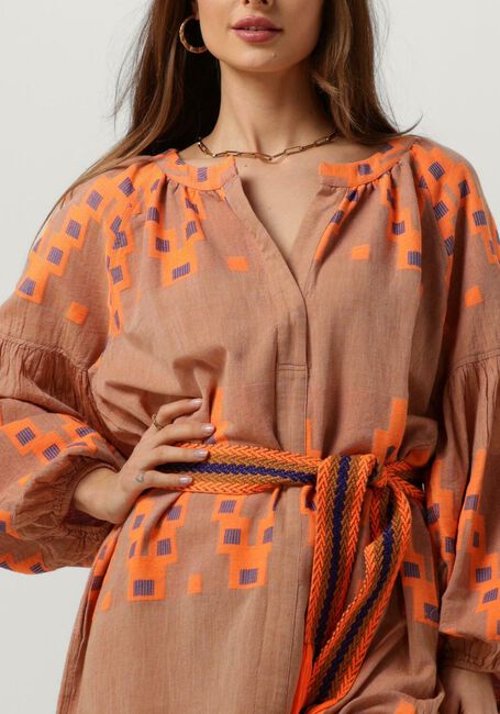 Oranje DEVOTION Maxi jurk KORALI - large
