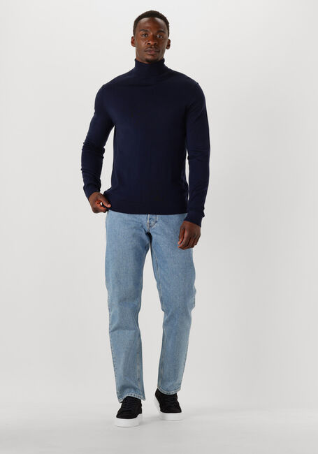 SELECTED HOMME Col roulé SLHTRAY LS KNIT MERINO ROLL NECK Bleu foncé - large