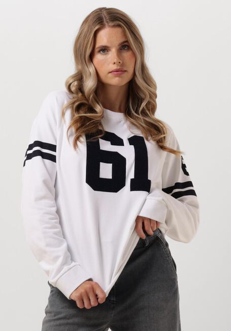 PENN & INK Pull 505 SWEATER PRINT Écru - large