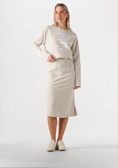 Beige PENN & INK Maxirok SKIRT - large