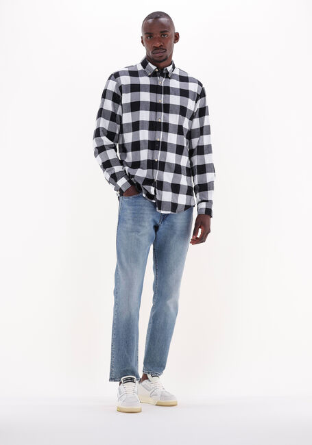 SELECTED HOMME Chemise décontracté SLIMFLANNEL SHIRT LS W NAW en noir - large