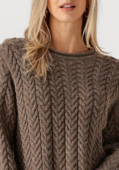 MODSTRÖM Pull KURTISMD O-NECK en marron - large