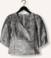 Grijze MINUS  MSMELBI V-NECK BLOUSE Grijze MINUS  MSMELBI V-NECK BLOUSE - medium