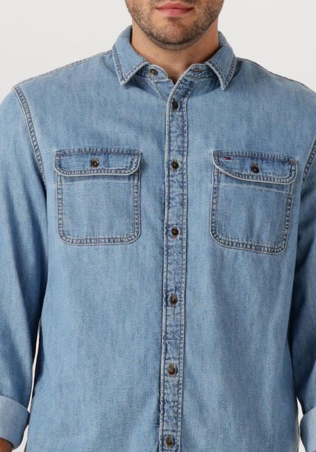 TOMMY JEANS Chemise décontracté LS REGULAR DENIM SHIRT EXT en bleu - large