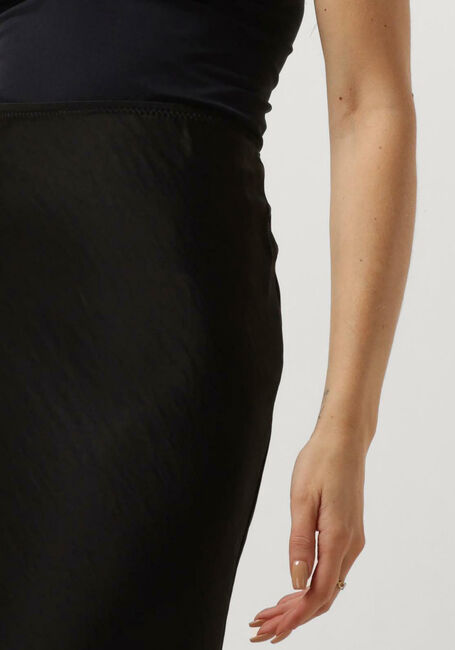 NEO NOIR Jupe maxi VICKY HEAVY SATEEN SKIRT en noir - large