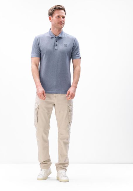 PME LEGEND Polo POPCORN JERSEY en bleu - large