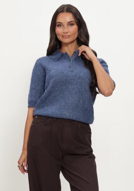 Blauwe KNIT-TED Tops & T-shirts SHERMAN TOP - large