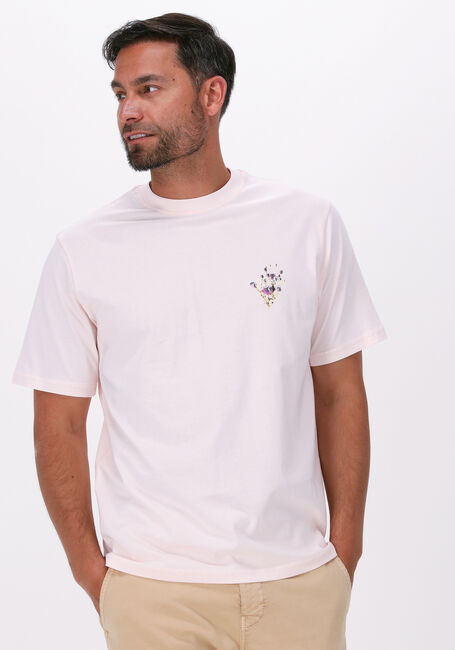 Lichtroze WOODBIRD T-shirt RICS FIRST TEE - large