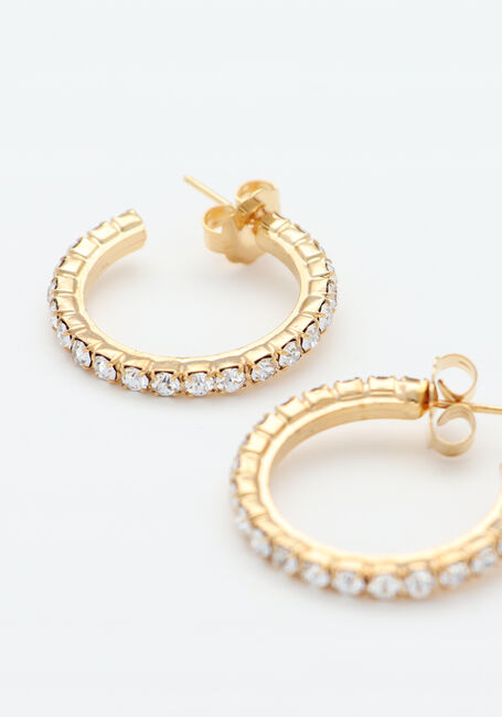 LOTT. GIOIELLI Boucles d'oreilles CE SW CREOLE W/ FINE STONES S en or - large