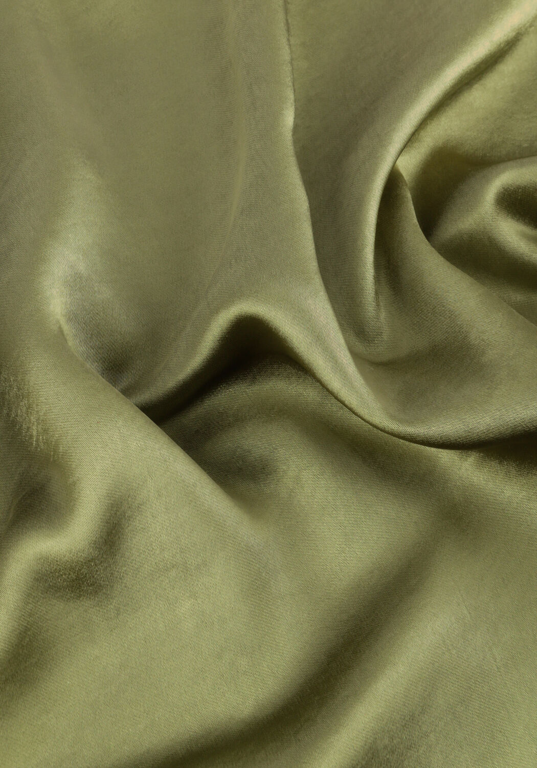 NOTRE-V Jupe midi SATIN SKIRT en vert - large