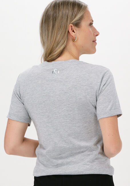 SUMMUM T-shirt TEE SKYSCRAPER ARTWORK COTTON  en gris - large