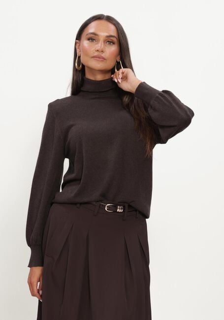 CO'COUTURE Pull CORYCC PADDED ROLL-NECK KNIT en marron - large