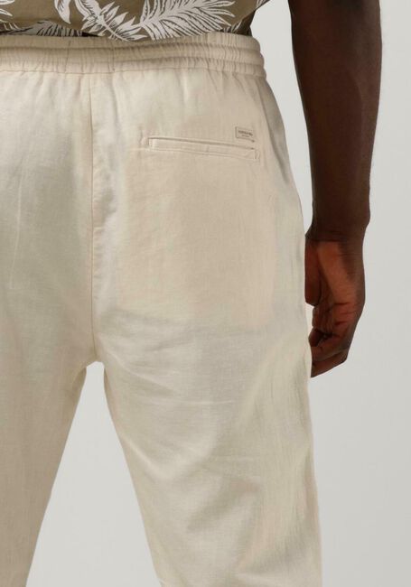 Beige SCOTCH & SODA Chino WARREN COTTON/LINEN TWILL JOGGER - large